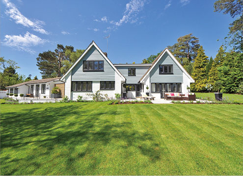 Sweden, Malmo Villa on the outskirts of the Baltic Sea